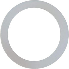 Made in USA - 1/2" Screw, Grade 6/6 Nylon Standard Flat Washer - 1/2" ID x 0.687" OD, 0.031" Thick, Plain Finish - Eagle Tool & Supply