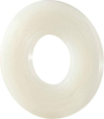 Made in USA - 1/2" Screw, Grade 6/6 Nylon Standard Flat Washer - 0.531" ID x 1-1/4" OD, 0.1" Thick, Plain Finish - Eagle Tool & Supply
