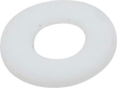 Made in USA - #4 Screw, PTFE Standard Flat Washer - 0.116" ID x 1/4" OD, 0.031" Thick, Plain Finish - Eagle Tool & Supply