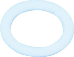 Made in USA - #8 Screw, PTFE Standard Flat Washer - 0.197" ID x 0.28" OD, 0.015" Thick, Plain Finish - Eagle Tool & Supply