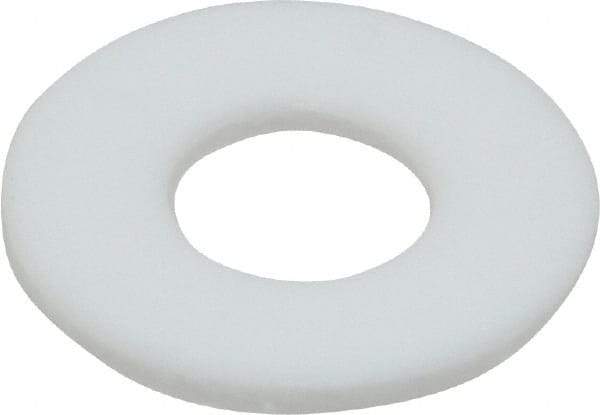 Made in USA - 3/8" Screw, PTFE Standard Flat Washer - 0.39" ID x 7/8" OD, 0.062" Thick, Plain Finish - Eagle Tool & Supply