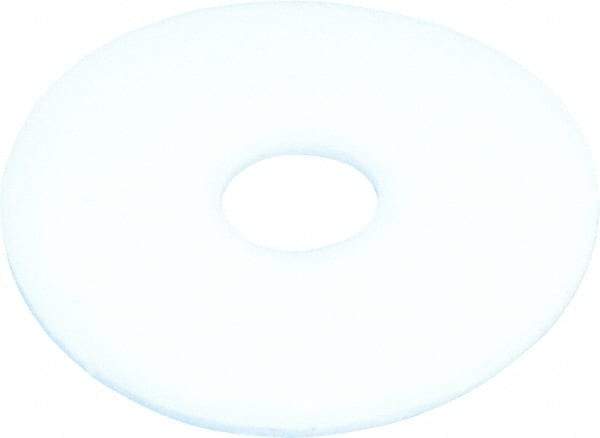 Made in USA - #8 Screw, PTFE Standard Flat Washer - 0.197" ID x 3/4" OD, 0.031" Thick, Plain Finish - Eagle Tool & Supply