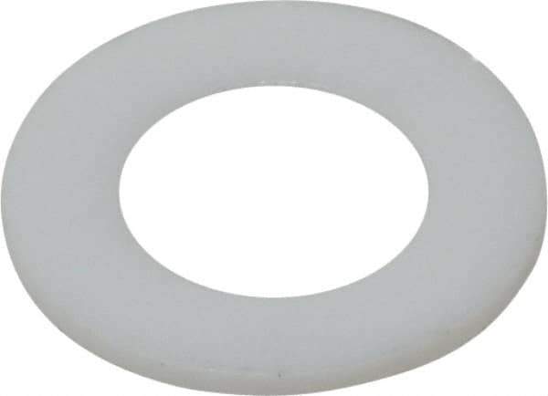Made in USA - 1/4" Screw, PTFE Standard Flat Washer - 0.281" ID x 1/2" OD, 0.031" Thick, Plain Finish - Eagle Tool & Supply