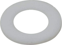 Made in USA - 1/4" Screw, PTFE Standard Flat Washer - 0.281" ID x 1/2" OD, 0.031" Thick, Plain Finish - Eagle Tool & Supply
