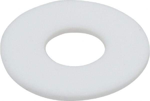 Made in USA - 3/8" Screw, PTFE Standard Flat Washer - 0.406" ID x 1" OD, 0.062" Thick, Plain Finish - Eagle Tool & Supply