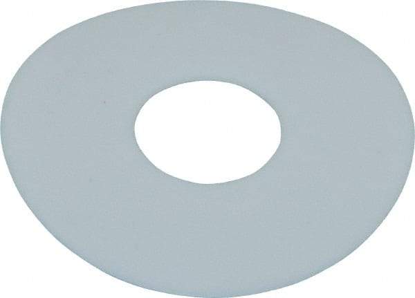 Made in USA - 1/2" Screw, PTFE Standard Flat Washer - 0.532" ID x 1-1/2" OD, 0.02" Thick, Plain Finish - Eagle Tool & Supply