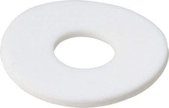 Made in USA - 5/8" Screw, PTFE Standard Flat Washer - 0.656" ID x 1-3/4" OD, 0.1" Thick, Plain Finish - Eagle Tool & Supply