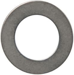 4″ Screw Standard Flat Washer: Grade 316 Stainless Steel, Uncoated 1/8″ ID, 0.312″ OD, 0.026″ Thick