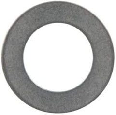 Made in USA - 0.004" Thick, 0.38" Inside x 5/8" OD, Round Shim - 5/16" Screw, Uncoated 302/304 Stainless Steel - Eagle Tool & Supply