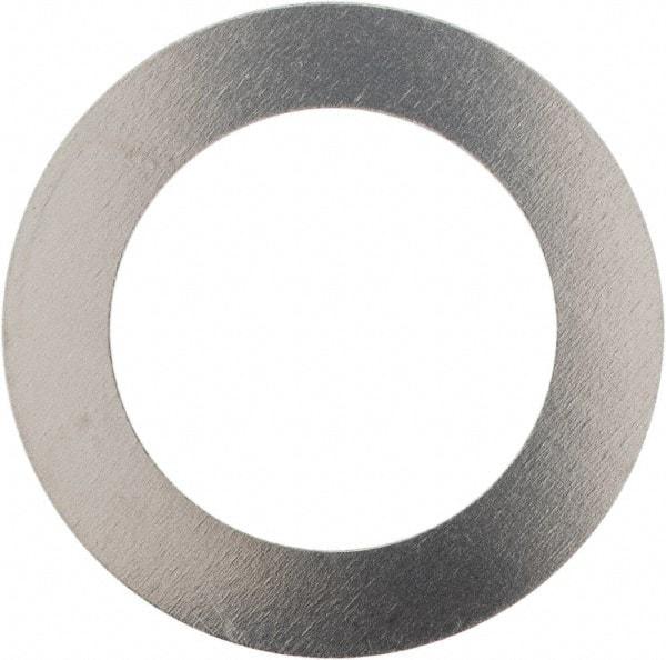 Made in USA - 0.006" Thick, 0.505" Inside x 3/4" OD, Round Shim - 7/16" Screw, Uncoated 302/304 Stainless Steel - Eagle Tool & Supply