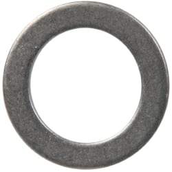 Made in USA - 0.06" Thick, 0.505" Inside x 3/4" OD, Round Shim - 7/16" Screw, Uncoated 302/304 Stainless Steel - Eagle Tool & Supply