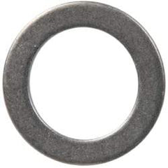Made in USA - 0.06" Thick, 0.505" Inside x 3/4" OD, Round Shim - 7/16" Screw, Uncoated 302/304 Stainless Steel - Eagle Tool & Supply