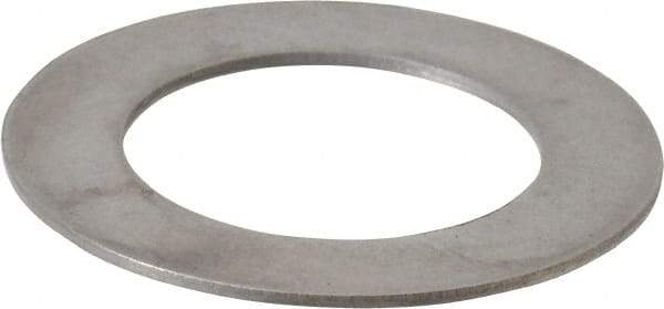 Made in USA - 0.024" Thick, 0.63" Inside x 1" OD, Round Shim - 9/16" Screw, Uncoated 302/304 Stainless Steel - Eagle Tool & Supply