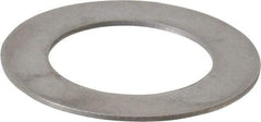 Made in USA - 0.024" Thick, 0.63" Inside x 1" OD, Round Shim - 9/16" Screw, Uncoated 302/304 Stainless Steel - Eagle Tool & Supply