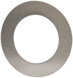 Made in USA - 0.006" Thick, 0.63" Inside x 1" OD, Round Shim - 9/16" Screw, Uncoated 302/304 Stainless Steel - Eagle Tool & Supply