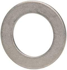 Made in USA - 1/16" Thick, 0.63" Inside x 1" OD, Round Shim - 9/16" Screw, Uncoated 302/304 Stainless Steel - Eagle Tool & Supply
