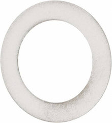 Made in USA - 0.012" Thick, 0.755" Inside x 1-1/8" OD, Round Shim - 5/8" Screw, Uncoated 302/304 Stainless Steel - Eagle Tool & Supply