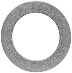 Made in USA - 0.02" Thick, 0.755" Inside x 1-1/8" OD, Round Shim - 5/8" Screw, Uncoated 302/304 Stainless Steel - Eagle Tool & Supply