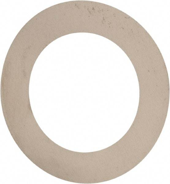 Made in USA - 0.001" Thick, 7/8" Inside x 1-3/8" OD, Round Shim - 3/4" Screw, Uncoated 302/304 Stainless Steel - Eagle Tool & Supply