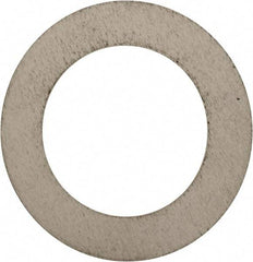 Made in USA - 0.024" Thick, 7/8" Inside x 1-3/8" OD, Round Shim - 3/4" Screw, Uncoated 302/304 Stainless Steel - Eagle Tool & Supply