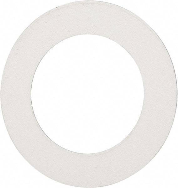 Made in USA - 0.007" Thick, 7/8" Inside x 1-3/8" OD, Round Shim - 3/4" Screw, Uncoated 302/304 Stainless Steel - Eagle Tool & Supply