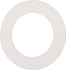 Made in USA - 0.007" Thick, 7/8" Inside x 1-3/8" OD, Round Shim - 3/4" Screw, Uncoated 302/304 Stainless Steel - Eagle Tool & Supply