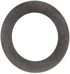 Made in USA - 0.024" Thick, 1" Inside x 1-1/2" OD, Round Shim - 7/8" Screw, Uncoated 302/304 Stainless Steel - Eagle Tool & Supply