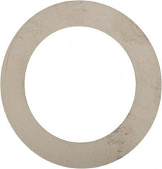 Made in USA - 0.008" Thick, 1" Inside x 1-1/2" OD, Round Shim - 7/8" Screw, Uncoated 302/304 Stainless Steel - Eagle Tool & Supply