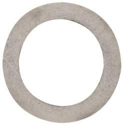 Made in USA - 0.015" Thick, 1-1/8" Inside x 1-5/8" OD, Round Shim - Uncoated 302/304 Stainless Steel - Eagle Tool & Supply