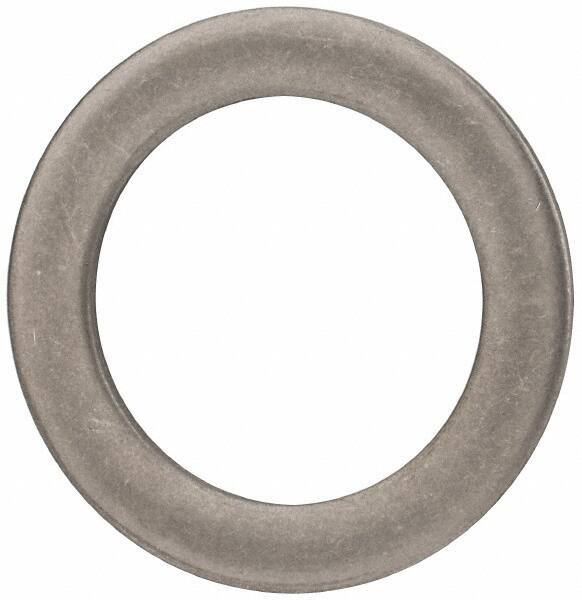 Made in USA - 0.09" Thick, 1-1/8" Inside x 1-5/8" OD, Round Shim - Uncoated 302/304 Stainless Steel - Eagle Tool & Supply