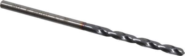 OSG - 2.49936mm 120° Vanadium High Speed Steel Jobber Drill - TiCN Finish, Right Hand Cut, Spiral Flute, Straight Shank, 57mm OAL, Standard Point - Eagle Tool & Supply