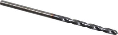 OSG - 2.49936mm 120° Vanadium High Speed Steel Jobber Drill - TiCN Finish, Right Hand Cut, Spiral Flute, Straight Shank, 57mm OAL, Standard Point - Eagle Tool & Supply