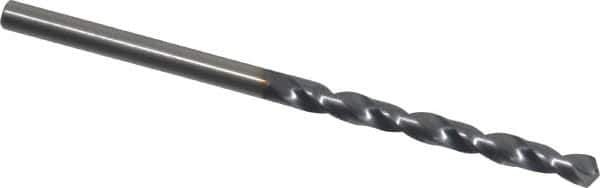 OSG - 3.50012mm 120° Vanadium High Speed Steel Jobber Drill - TiCN Finish, Right Hand Cut, Spiral Flute, Straight Shank, 70mm OAL, Standard Point - Eagle Tool & Supply