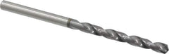 OSG - 4.20116mm 120° Vanadium High Speed Steel Jobber Drill - TiCN Finish, Right Hand Cut, Spiral Flute, Straight Shank, 75mm OAL, Standard Point - Eagle Tool & Supply