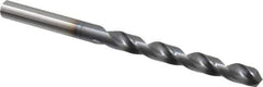 OSG - 6.70052mm 120° Vanadium High Speed Steel Jobber Drill - TiCN Finish, Right Hand Cut, Spiral Flute, Straight Shank, 101mm OAL, Standard Point - Eagle Tool & Supply