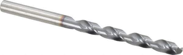 OSG - Letter I 120° Vanadium High Speed Steel Jobber Drill - TiCN Finish, Right Hand Cut, Spiral Flute, Straight Shank, 109mm OAL, Standard Point - Eagle Tool & Supply