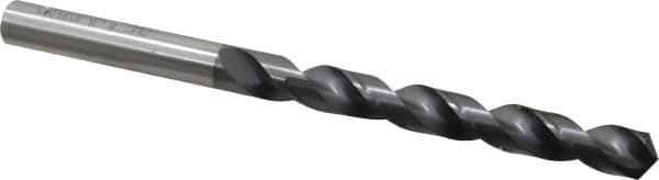 OSG - 8.8011mm 120° Vanadium High Speed Steel Jobber Drill - TiCN Finish, Right Hand Cut, Spiral Flute, Straight Shank, 125mm OAL, Standard Point - Eagle Tool & Supply