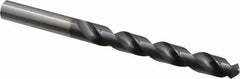 OSG - 11.99896mm 120° Vanadium High Speed Steel Jobber Drill - TiCN Finish, Right Hand Cut, Spiral Flute, Straight Shank, 151mm OAL, Standard Point - Eagle Tool & Supply