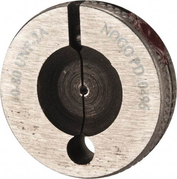 Vermont Gage - 0-80 No Go Single Ring Thread Gage - Class 2A, Tool Steel - Eagle Tool & Supply