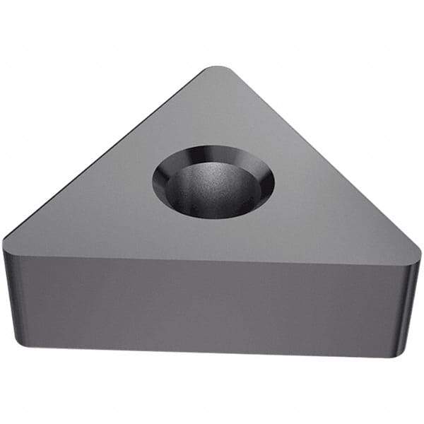 Iscar - TNGA332 T Grade IN420 Ceramic Turning Insert - TiN Finish, 60° Triangle, 3/8" Inscr Circle, 3/16" Thick, 1/32" Corner Radius - Eagle Tool & Supply