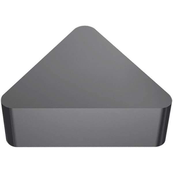 Iscar - TNGA331 Grade IN22 Ceramic Turning Insert - Al2O3/TiCN Finish, 60° Triangle, 3/8" Inscr Circle, 3/16" Thick, 1/64" Corner Radius - Eagle Tool & Supply