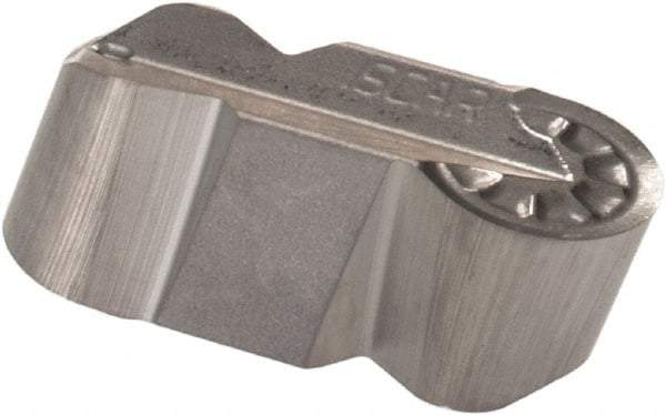 Iscar - 600300GIPA YZ Grade IC20, 6mm Cutting Width Carbide Grooving Insert - 3mm Max Depth of Cut, Neutral, 3mm Corner Radius, Uncoated - Eagle Tool & Supply