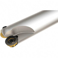 Iscar - 20mm Cutting Diam, 7mm Max Depth of Cut, Modular Connection Indexable Copy End Mill - 2 Inserts, RXCR, RXCW, RXMT 10 Insert, ER Toolholder - Eagle Tool & Supply