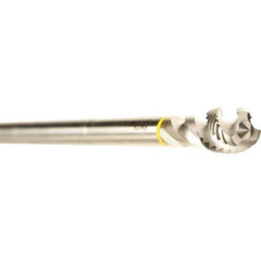 Emuge - M6x1.00 3 Flute Bright Finish Cobalt Spiral Flute Extension Tap - Modified Bottoming Chamfer, 160mm OAL, 6H Class of Fit, Series Enorm - Eagle Tool & Supply