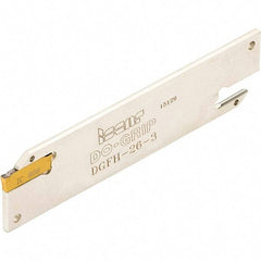 Iscar - 3 to 3.18mm Groove Width, Neutral Cut, DGFH Indexable Grooving Blade - DGN-P, DGN-UT/UA, DGN-Z, DGN/DGNC/DGNM-C, DGN/DGNM-J/JS/JT, DGR-Z/ZS, DGR/L-C DGRC/LC-C, DGR/L-J/JS Insert Style, Series Do-Grip & Heli-Grip - Eagle Tool & Supply