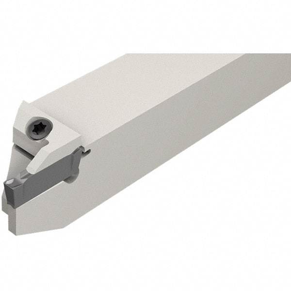 Iscar - External Thread, 0.3937" Max Depth of Cut, 1.9mm Min Groove Width, 120mm OAL, Right Hand Indexable Grooving Cutoff Toolholder - 10mm Shank Height x 10mm Shank Width, DG.. Insert Style, DGT Toolholder Style, Series Do-Grip - Eagle Tool & Supply