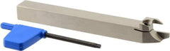 Iscar - External Thread, 0.4724" Max Depth of Cut, 1.9mm Min Groove Width, 120mm OAL, Right Hand Indexable Grooving Cutoff Toolholder - 12mm Shank Height x 12mm Shank Width, DG.. Insert Style, DGT Toolholder Style, Series Do-Grip - Eagle Tool & Supply
