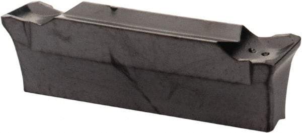 Iscar - DGL4003 IC908 Grade, 0.1575" Cutting Width, Carbide Cutoff Insert - 4° Left Hand Lead Angle, 0.0118" Cnr Rad, TiAlN Coated, Double End - Eagle Tool & Supply