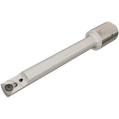 Iscar - 14mm Min Bore Diam, 127mm OAL, 16mm Shank Diam, IHAXF Indexable Boring Bar - 105mm Max Bore Depth, TPGX 73.. Insert - Eagle Tool & Supply