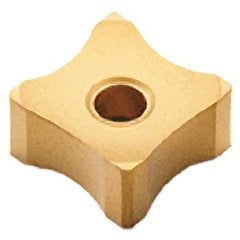 Kyocera - CNGA431 Grade KBN25M CBN Turning Insert - Megacoat Finish, 80° Diamond, 1/2" Inscr Circle, 3/16" Thick, 1/64" Corner Radius - Eagle Tool & Supply